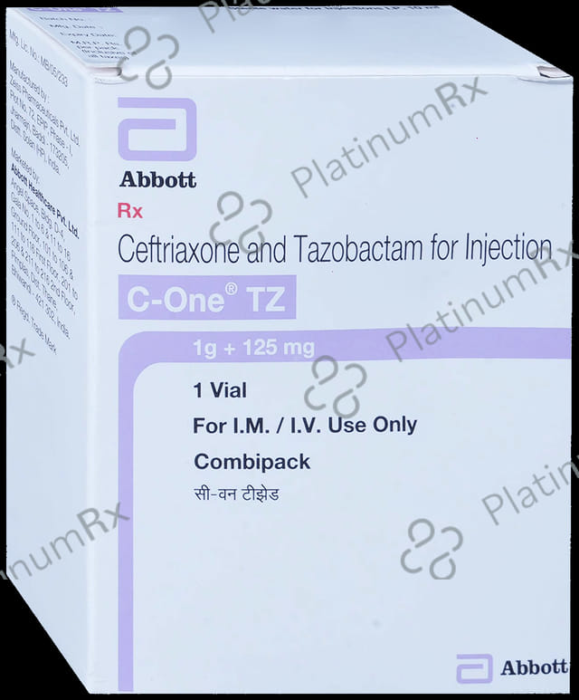 C One TZ 1000/125mg Injection 1s