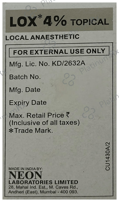 Lox 4% Injection 30ml