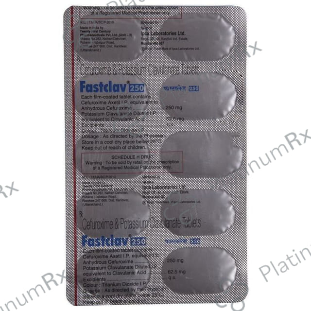 Fastclav 250mg Tablet 10s
