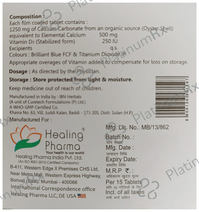 Bonefine 500mg Tablet 15s