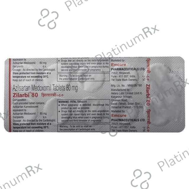 Zilarbi 80mg Tablet 10s