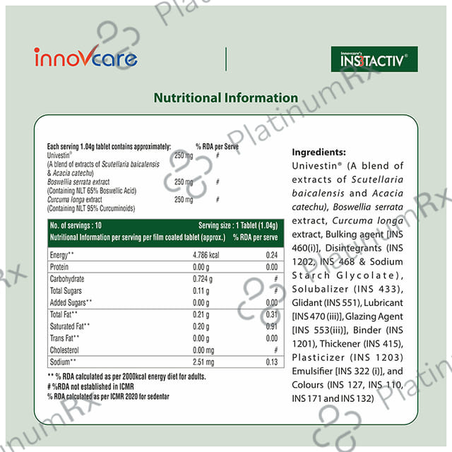 Ins3tactiv Tablet