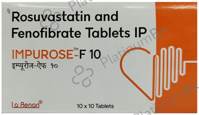 Impurose F 160/10mg Tablet 10s