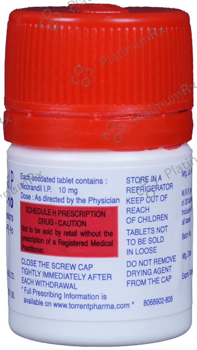 Nikoran 10mg Tablet 20s