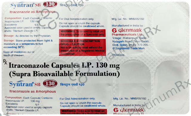 Syntran SB 130mg Capsule 10s