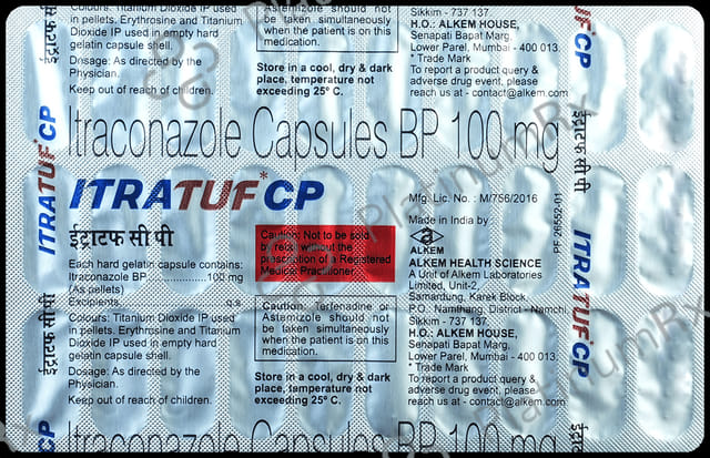 Itratuf CP 100mg Capsule 30s