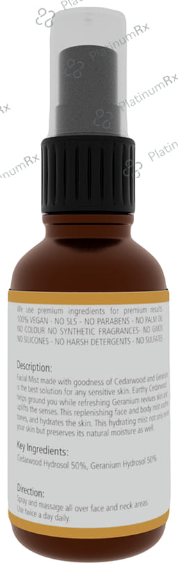 Natuur Cedarwood & Geranium Facial Mist