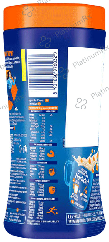 Horlicks Drink with Vitamin C, D & Zinc - For Bones & Metabolism - Flavour Classic Malt 500 gm