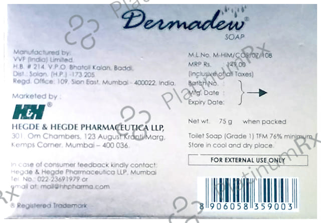 Dermadew Soap 75gm