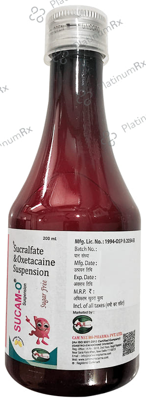 Sucam O 20/1000mg Mango Oral Suspension 200ml