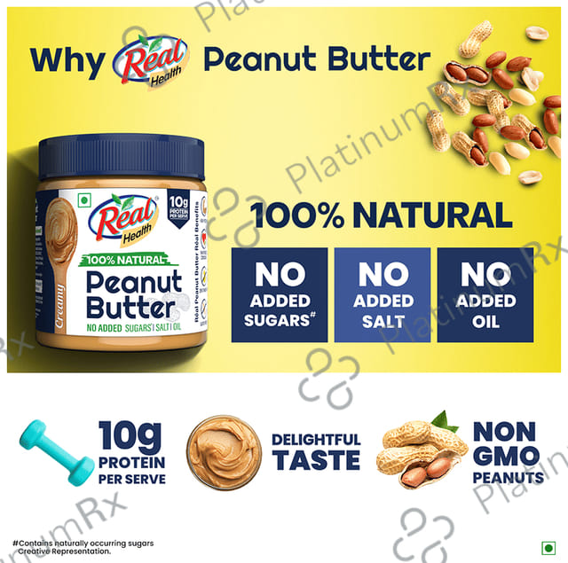 Real Health 100% Natural Peanut Butter Creamy