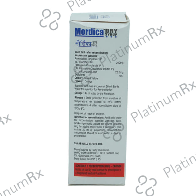 Mordica Dry Syrup