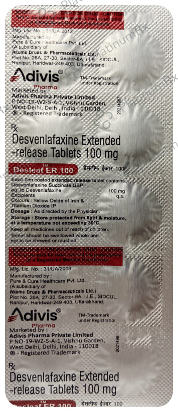 Desleaf ER 100mg Tablet 10s