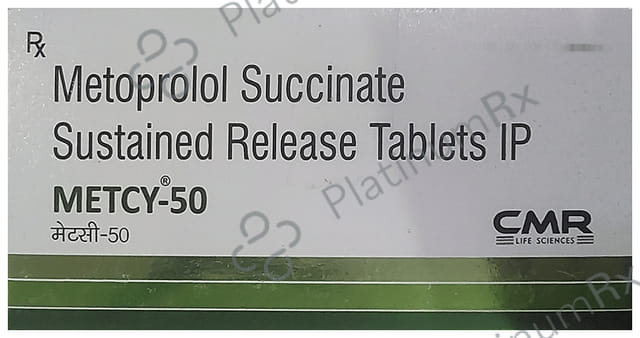 Metcy 50 Tablet SR 15 Tablet SR