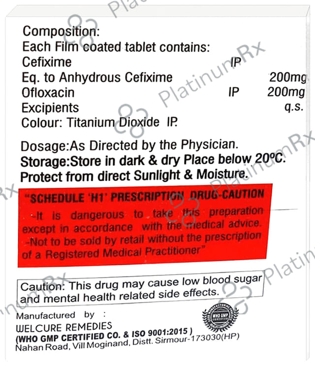 Solvecef O 200/200mg Tablet 10s
