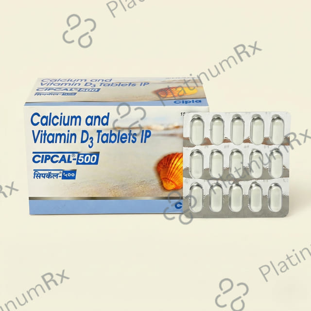 Cipcal 500mg/250IU Tablet 15s