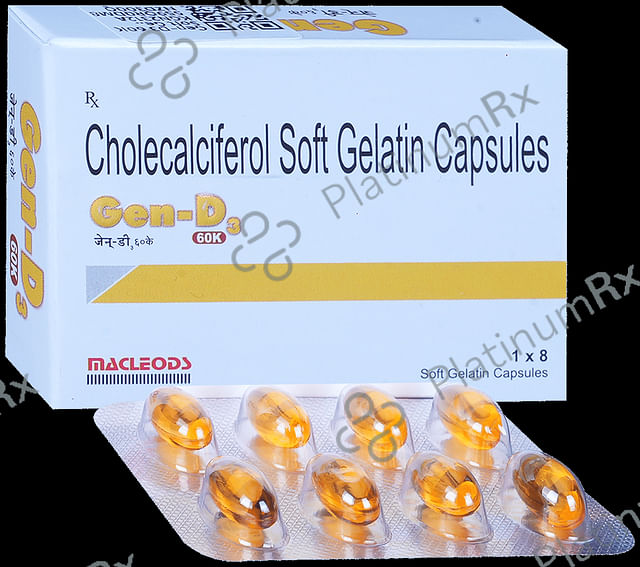 Gen D3 60K Soft Gelatin Capsule 8s