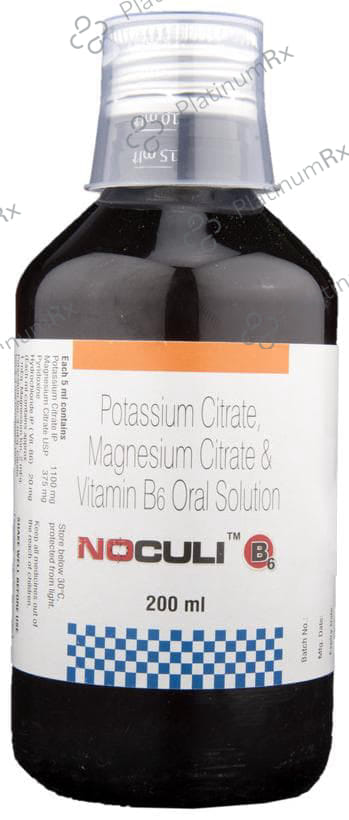 Noculi B6 1100/375/25mg Oral Solution 200ml