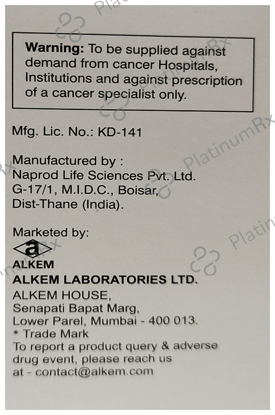 Alrubicin 100mg Injection