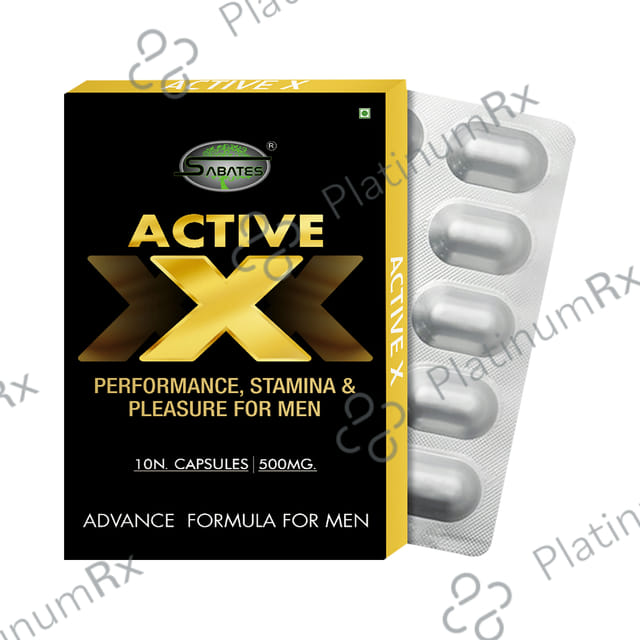 Sabates Active X for Men Capsule 10 capsules