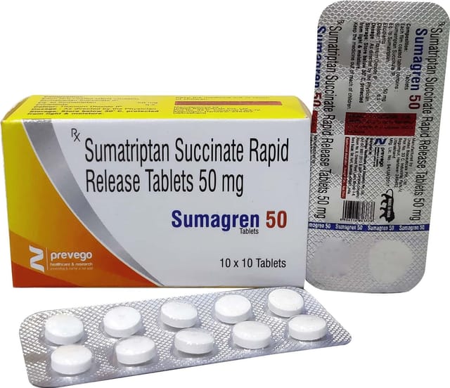 Sumagren 50mg Tablet SR 10s