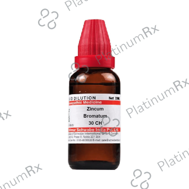 Dr Willmar Schwabe India Zincum Bromatum Dilution 30 CH