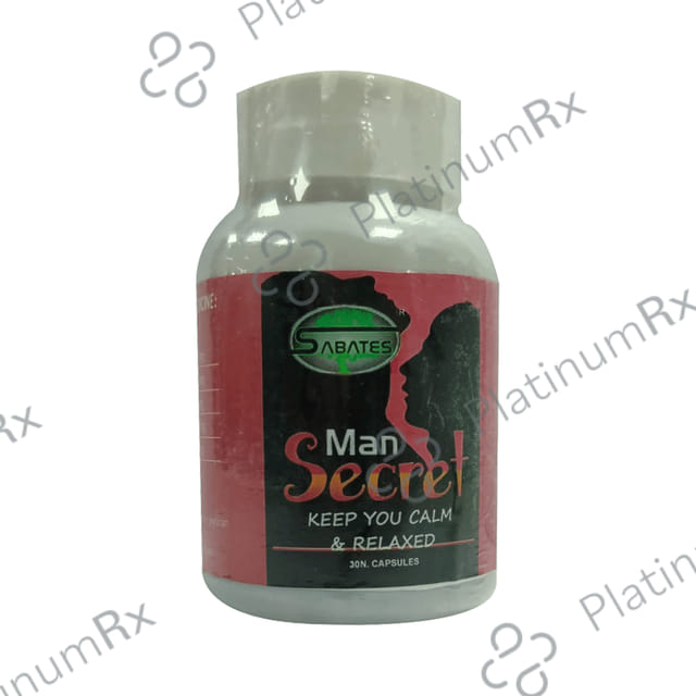 Sabates Man Secret Male Sexual Health Formula & Stamina Support Capsule