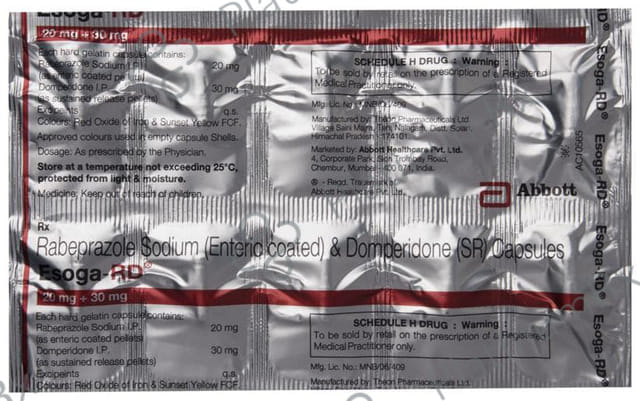 Esoga RD 30/20mg Capsule SR 10s
