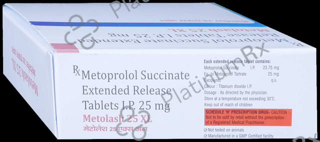 Metolash XL 25mg Tablet ER
