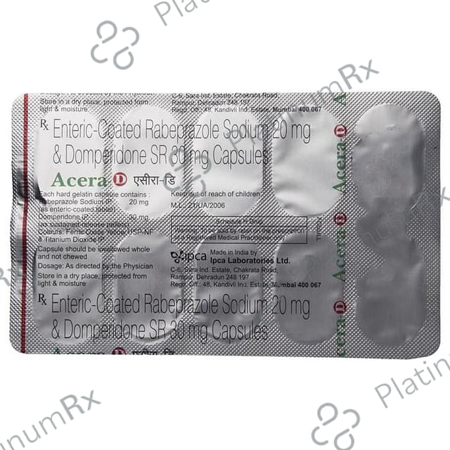 Acera D 30/20mg Capsule SR 10s