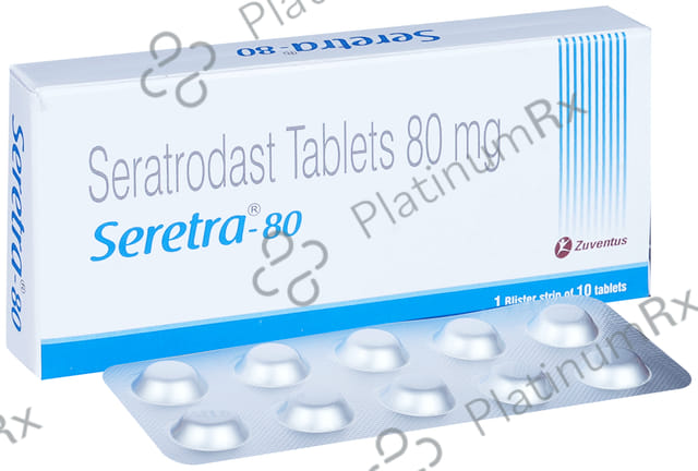 Seretra 80mg Tablet 10s