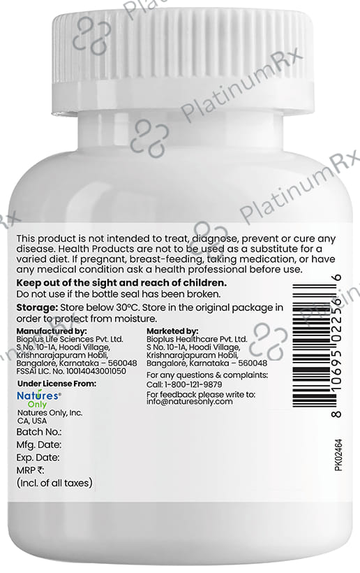 Natures Only Biosenna 7.5mg Tablet