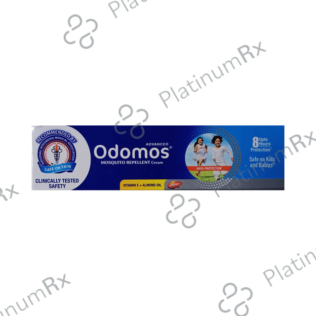 Dabur Odomos Advanced Mosquito Repellent Cream Vitamin E+Almond Oil