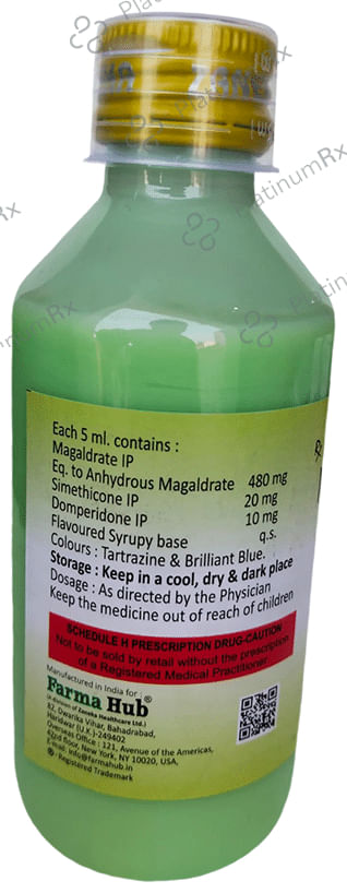 Zanfast Oral Suspension Saunf Sugar Free