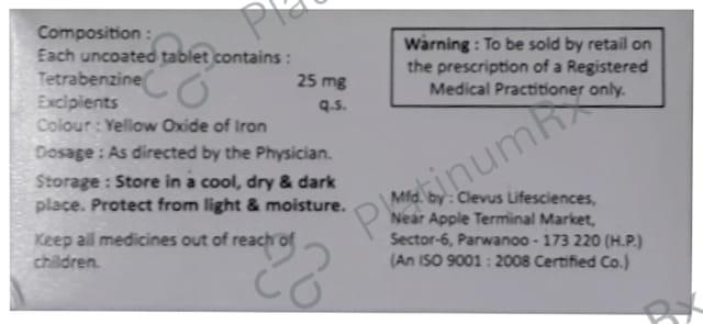 Ticrest 25mg Tablet 10s