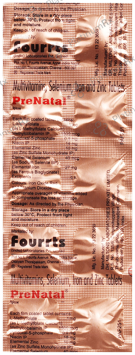 Prenatal Tablet 10s