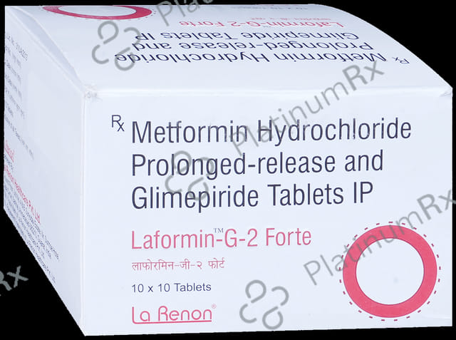 Laformin G Forte 2mg Tablet PR 10s