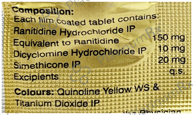 Ranydol Spas 10/120/50mg Tablet 10s
