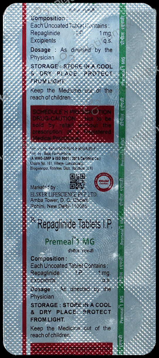 Premeal 1mg Tablet