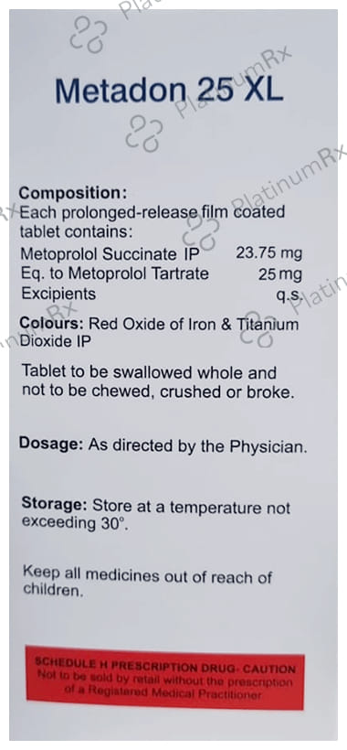 Metadon 25mg Tablet XL