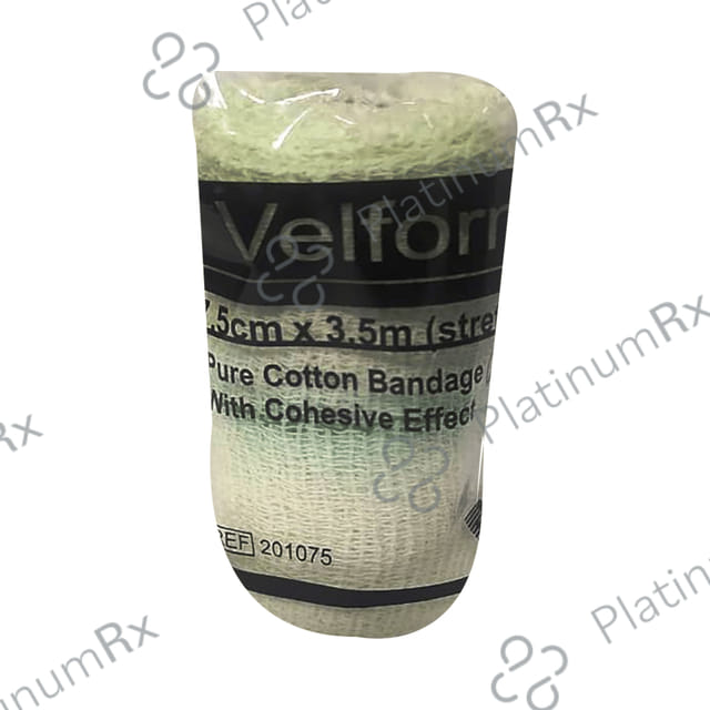 Velform Pure Cotton Bandage 8cm x 4m
