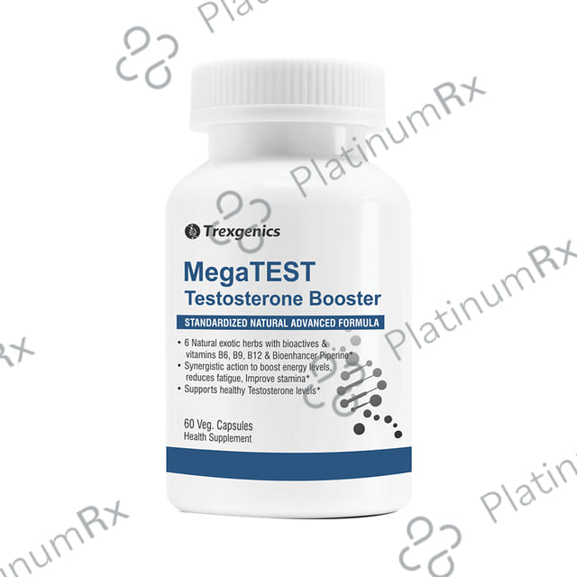 Trexgenics Megatest Testosterone Booster Veg Capsule