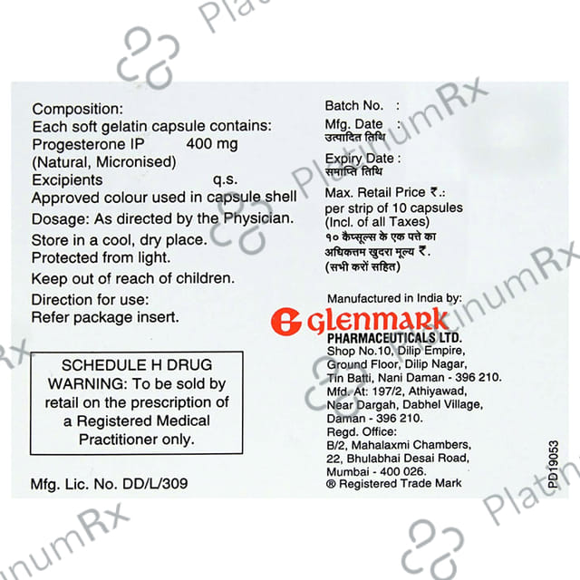 Dubagest 400 Soft Gelatin Capsule