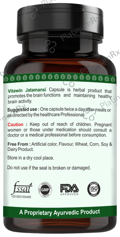 Vitawin Jatamansi Vegetarian Capsule