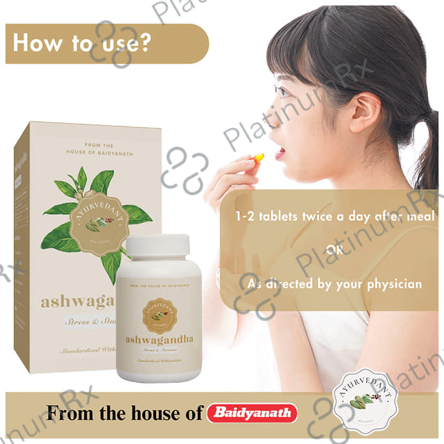 Baidyanath Ayuvedant Ashwagandha Tablet 60s