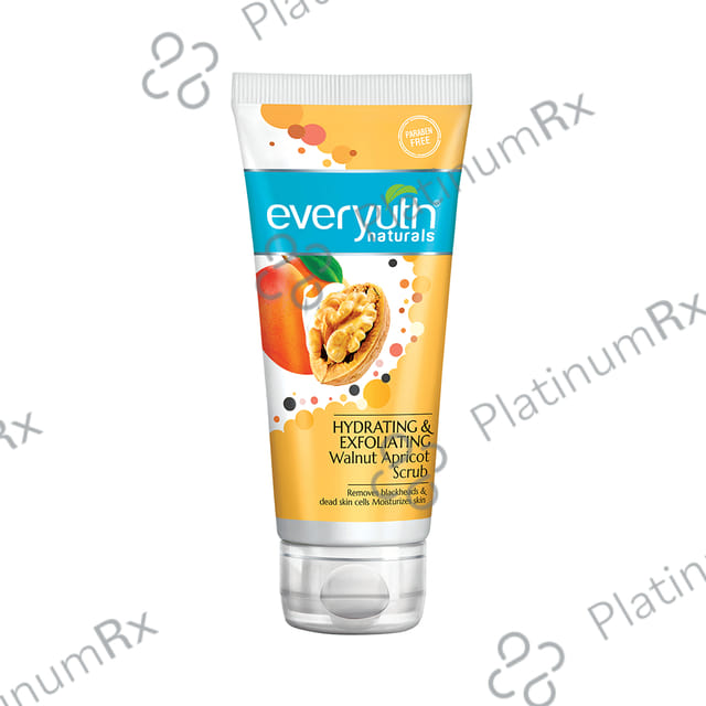 Everyuth Naturals Hydrating & Exfoliating Walnut Apricot Scrub 100 gm