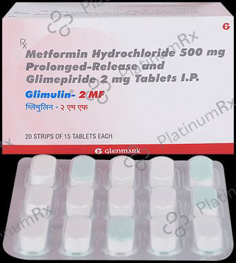 Glimulin 2/500mg MF Tablet PR 15s