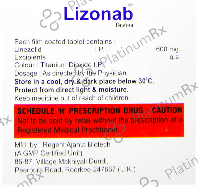Lizonab Tablet 10 tablets Tablet Narun Bharti Pvt Ltd
