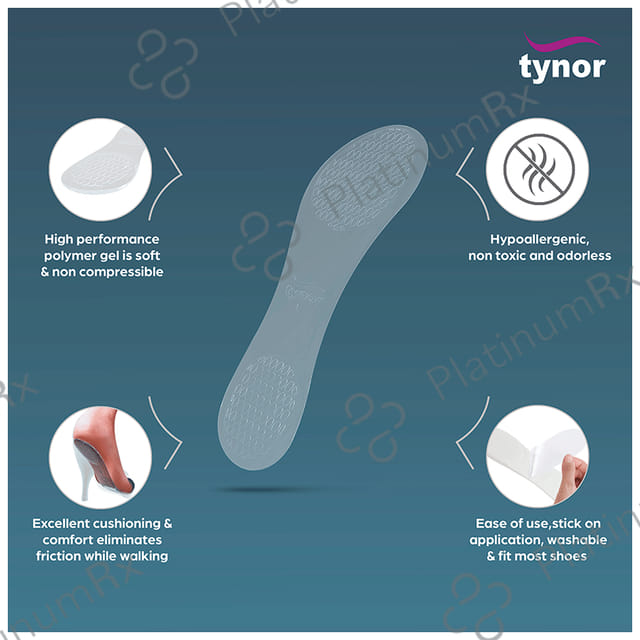 Tynor K 16 Insole Gel Pair for Women Small