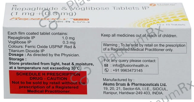Repasor V 1/0.3mg Tablet 10s